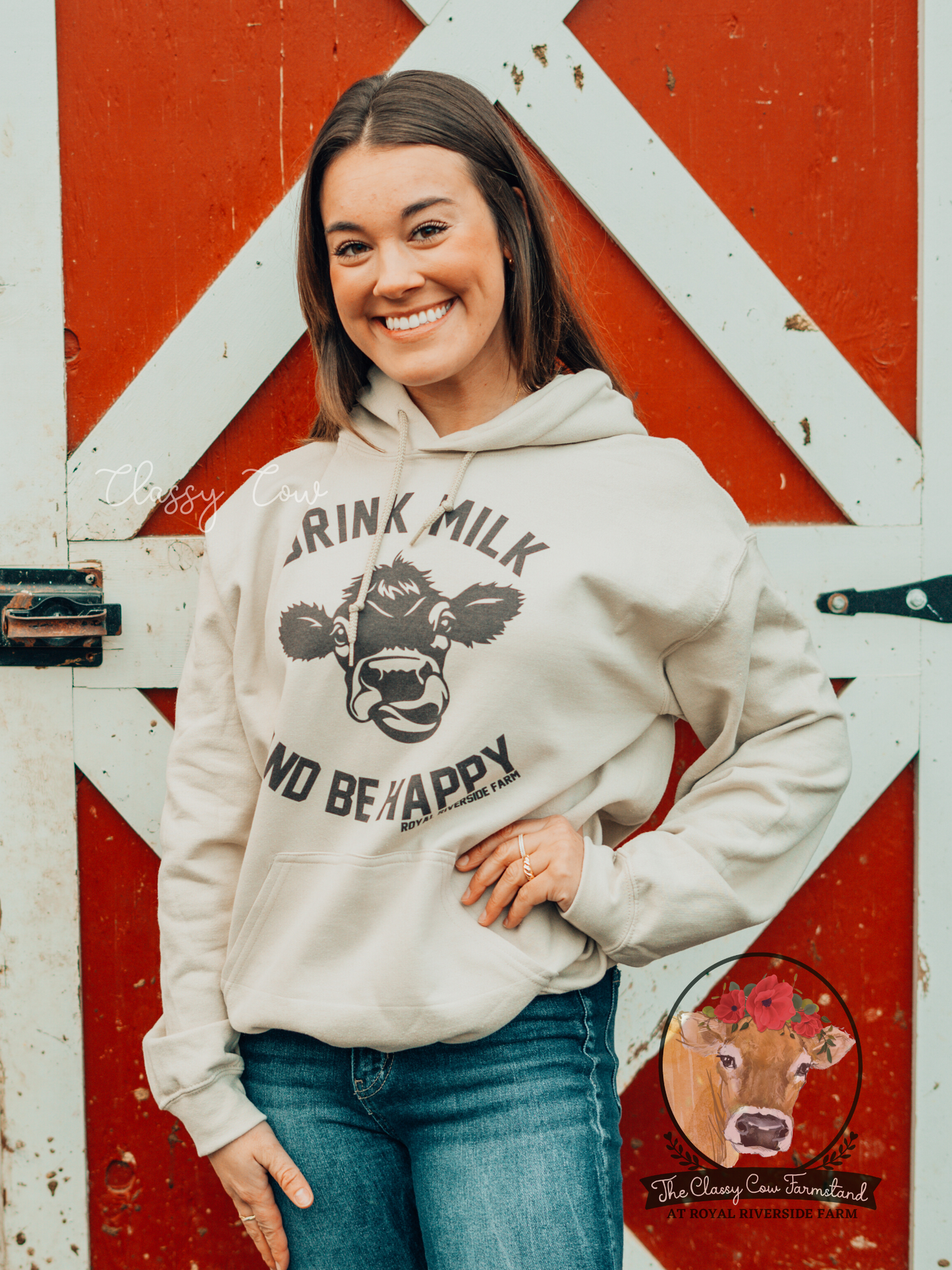 Drink Milk and Be Happy Hoodie