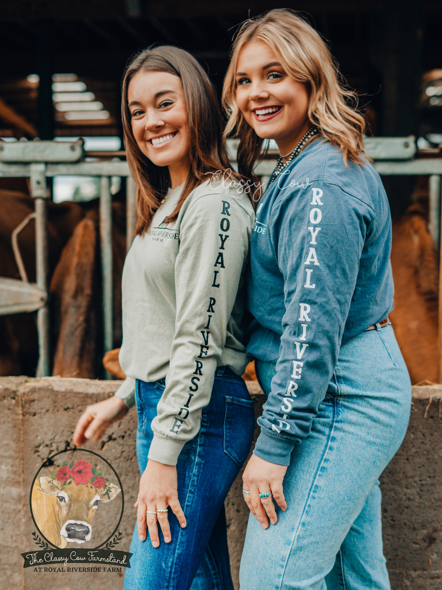 Royal Riverside Logo Long Sleeve T-Shirt