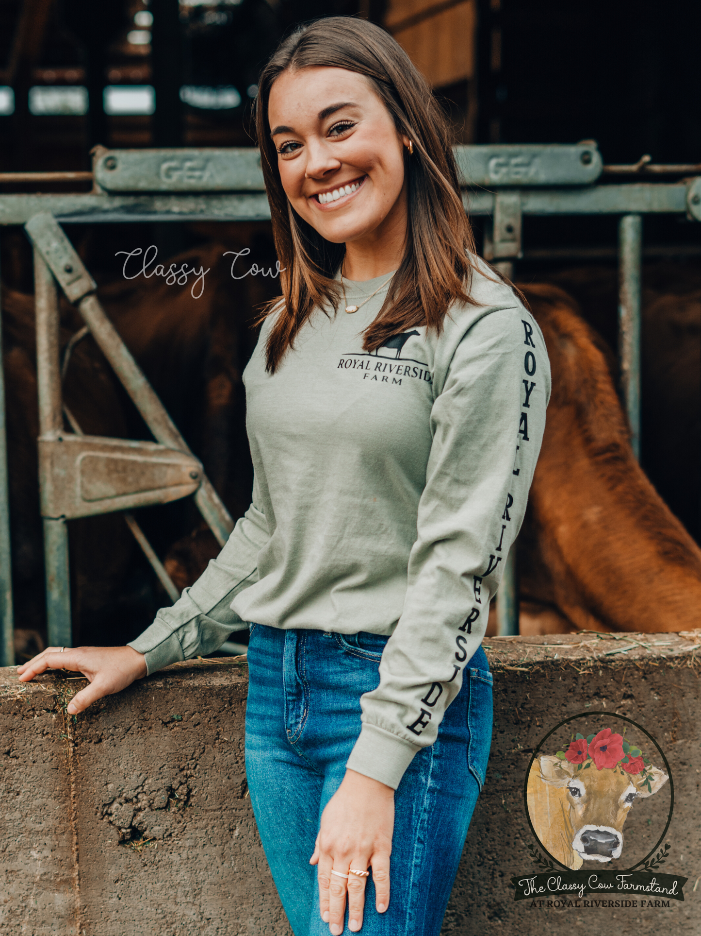 Royal Riverside Logo Long Sleeve T-Shirt