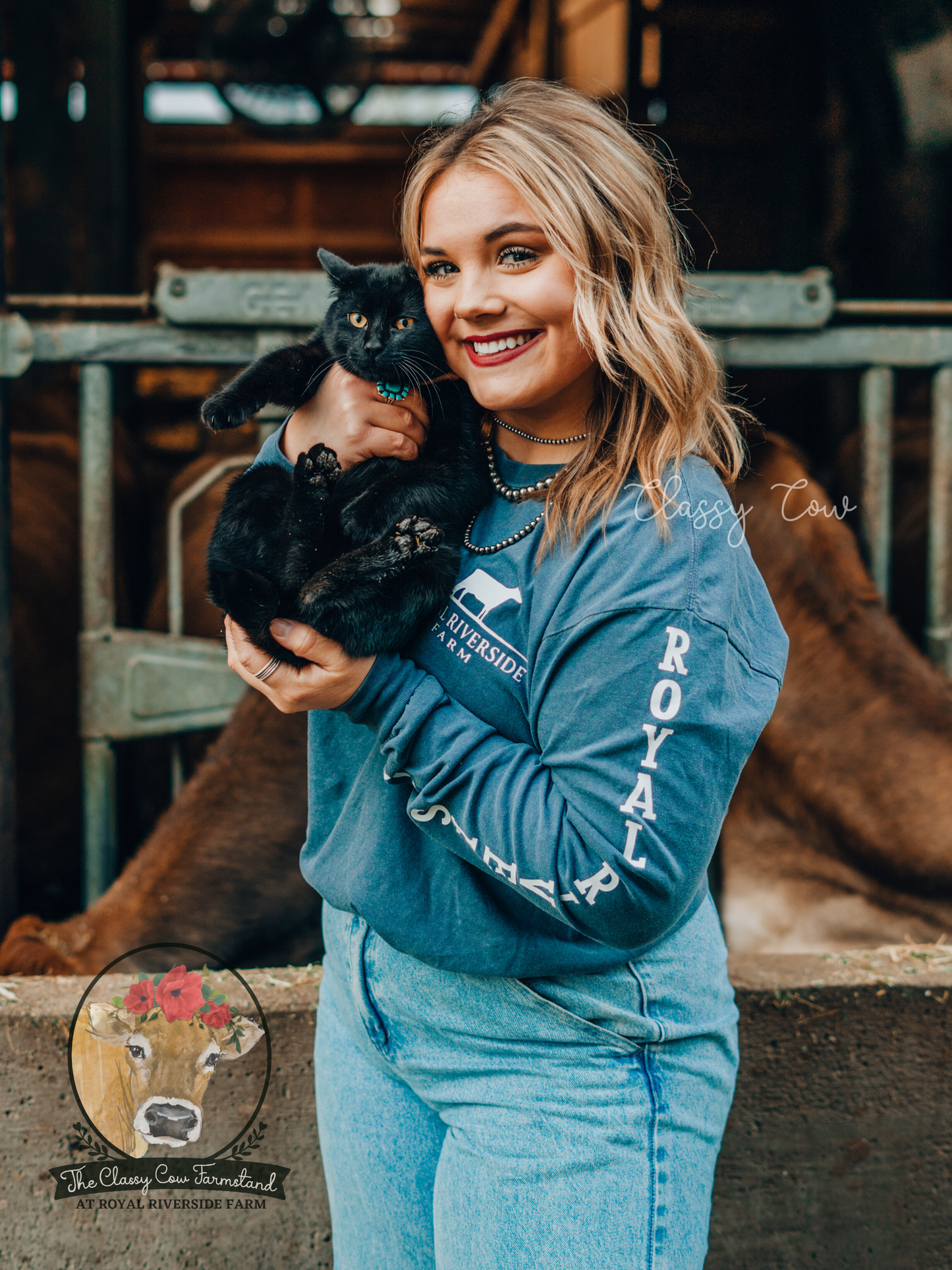 Royal Riverside Logo Long Sleeve T-Shirt