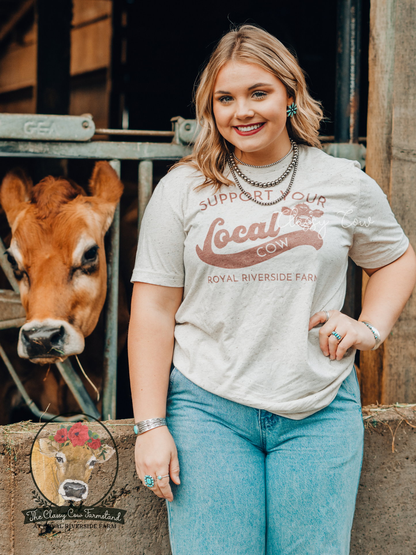 Support Your Local Cow T-Shirt